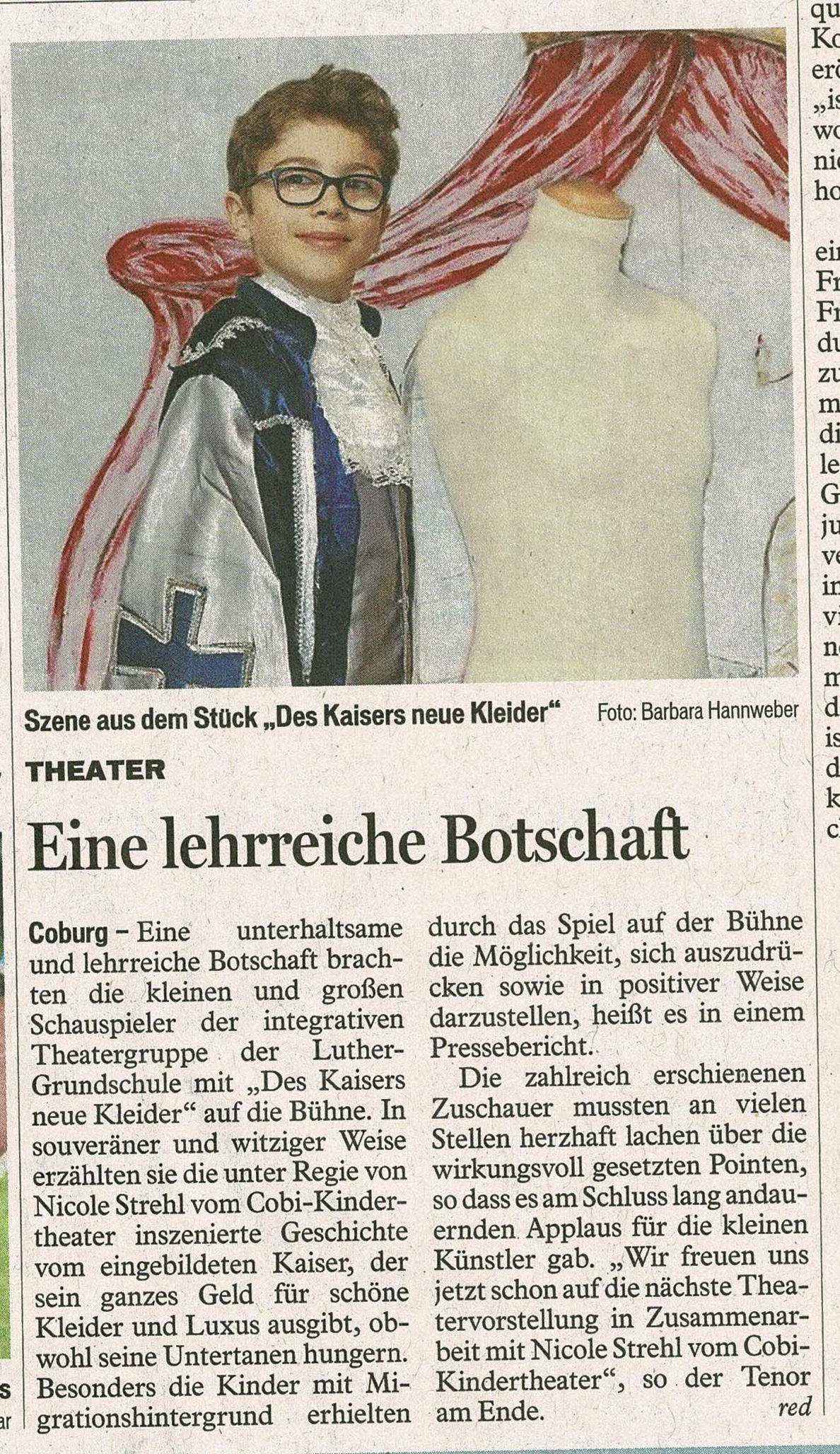 Eine lehrreiche Botschaft