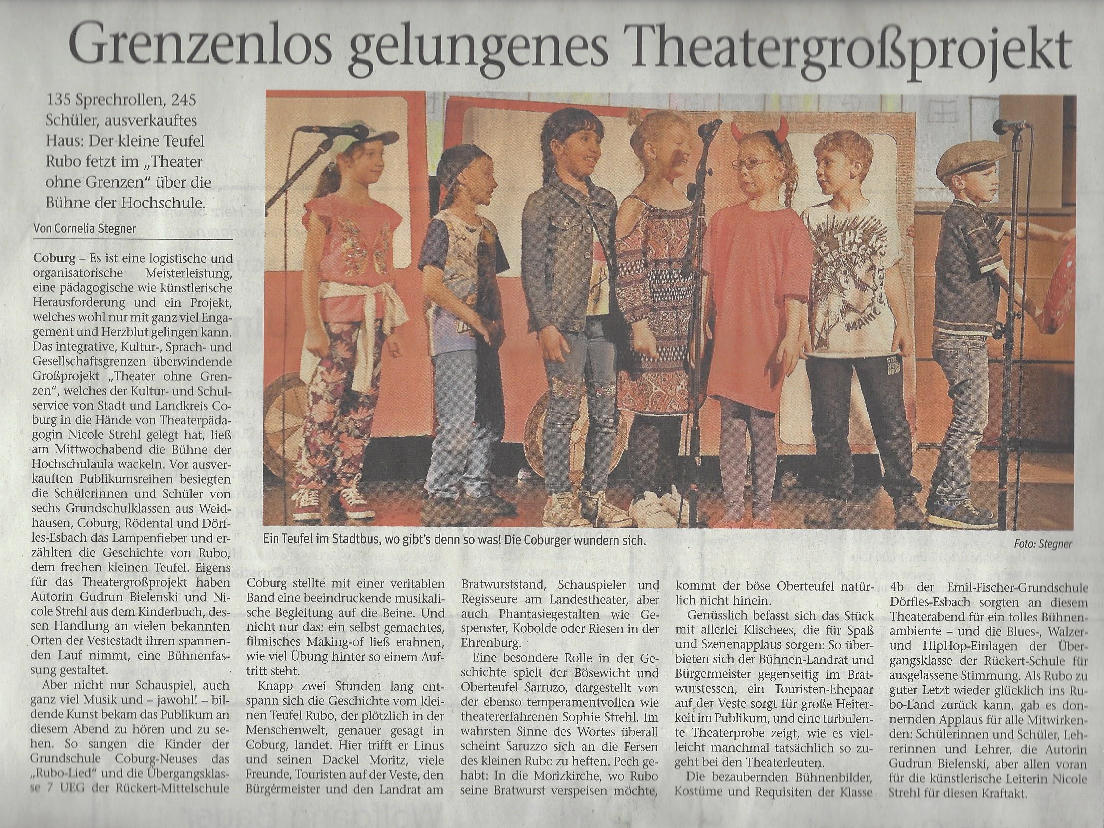 Grenzenlos gelungenes Theatergroßprojekt