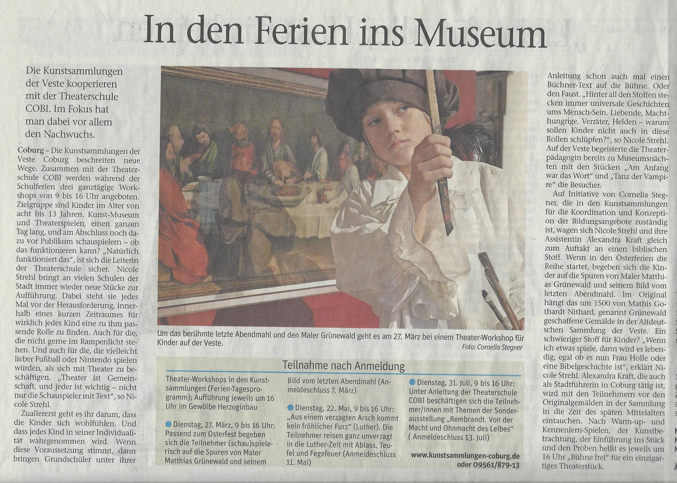 In den Ferien ins Museum