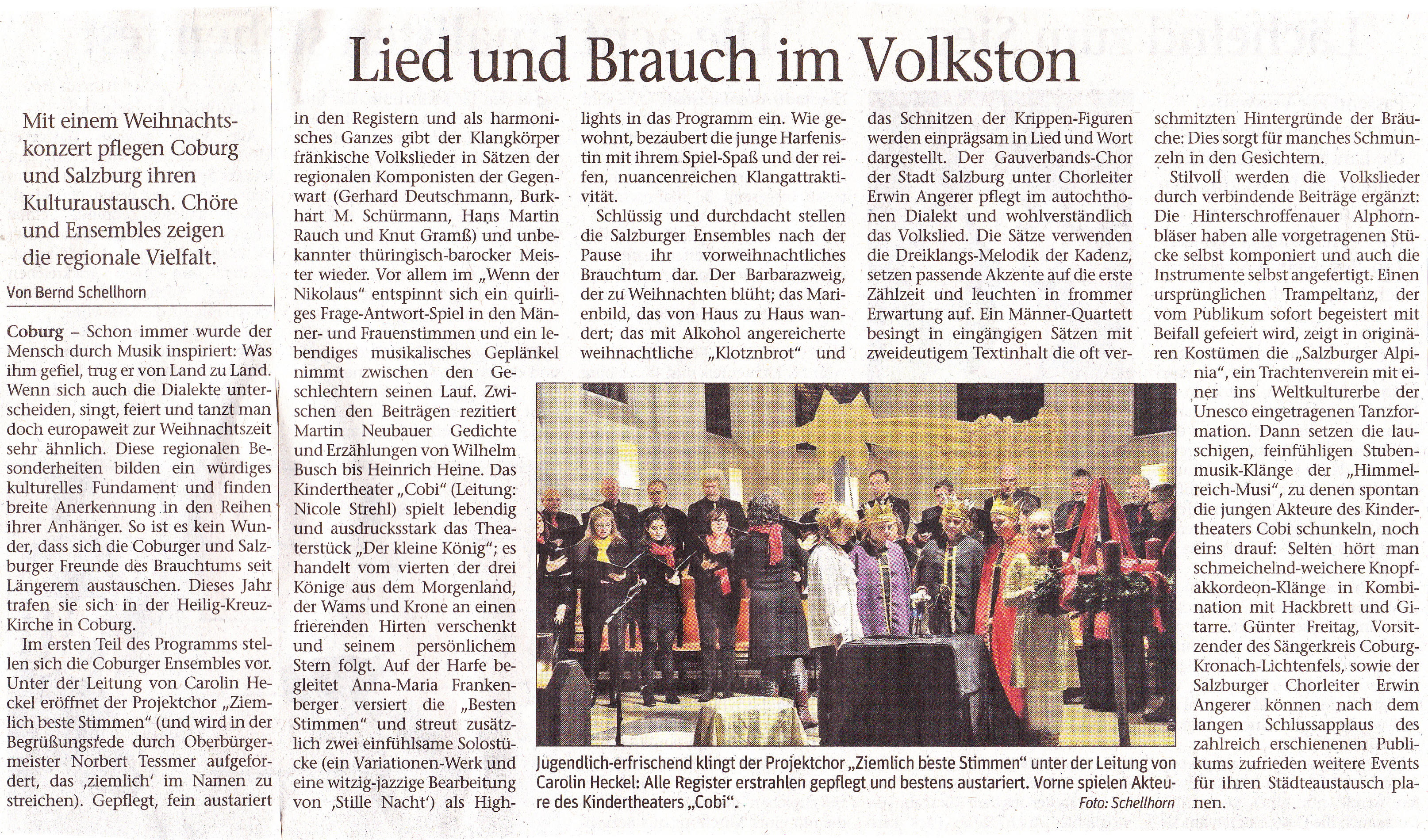 Lied und Brauchtum im Volkston