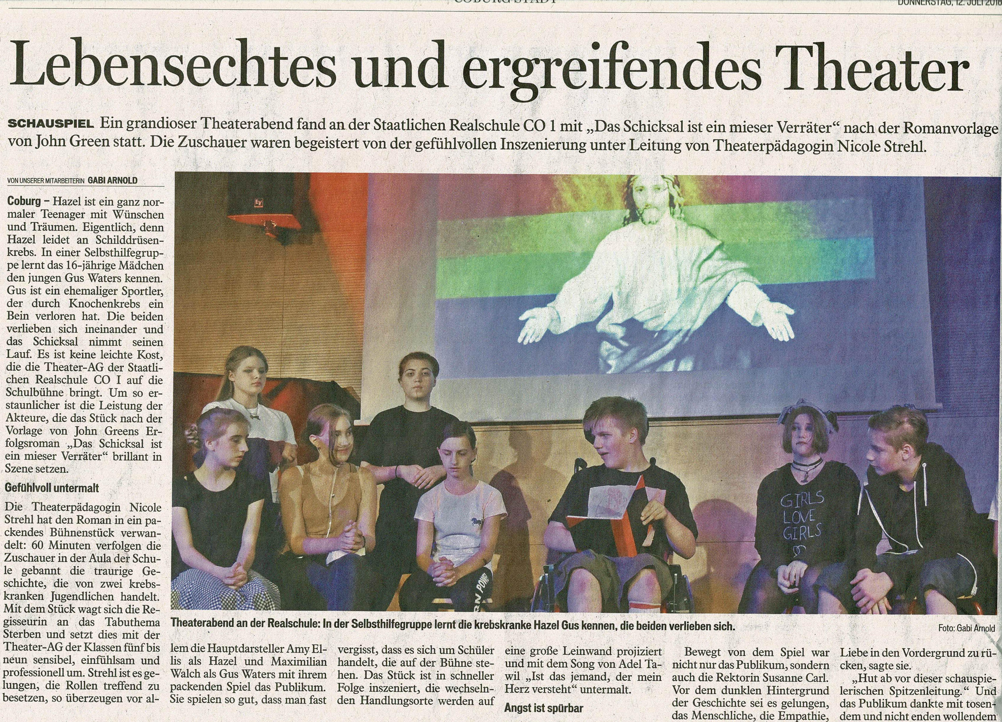 Schicksal Tageblatt