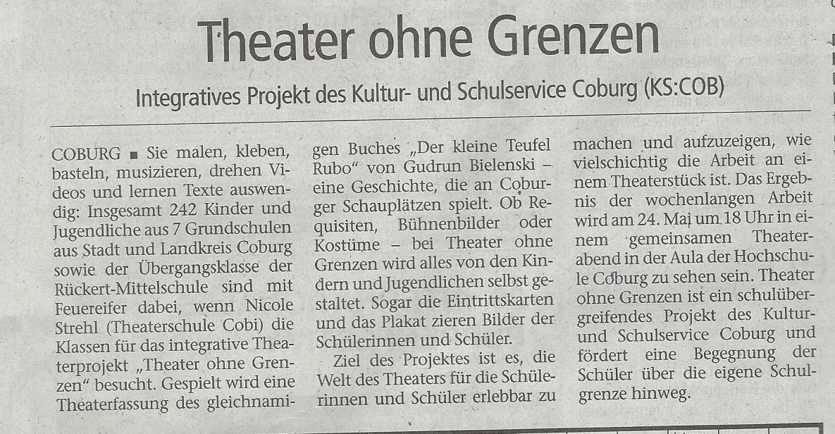 Theater ohne Grenzen 2017