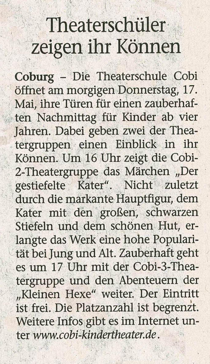 Theaterschüler zeigen ihr Können